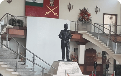 Entrance to the foyer at Manekshaw Centre
